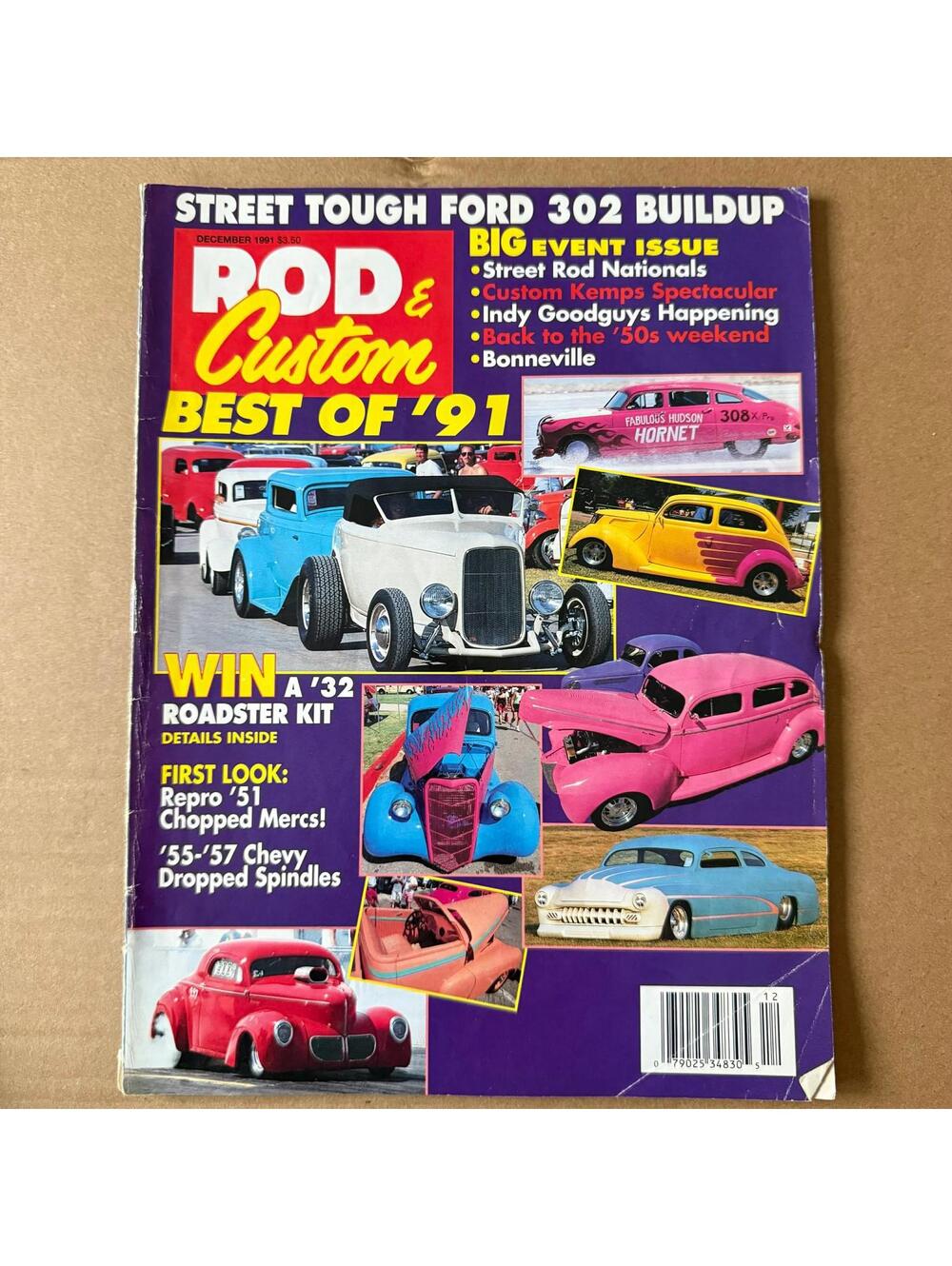 Vintage Hot Rodder Chevy Auto Magazine Custom Rodder B2